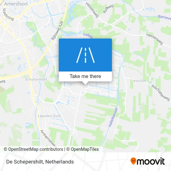 De Schepershilt map