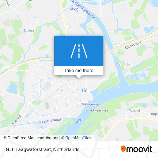 G.J. Laagwaterstraat map
