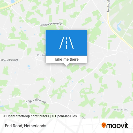 Eindweg map