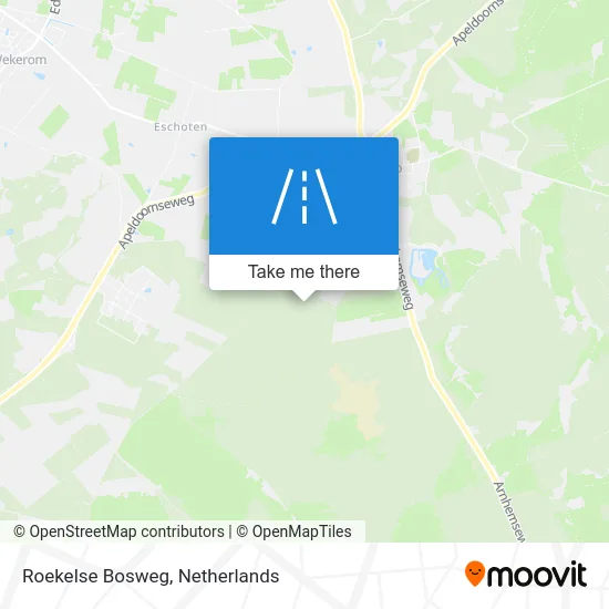 Roekelse Bosweg map