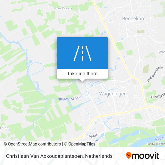 Christiaan Van Abkoudeplantsoen map