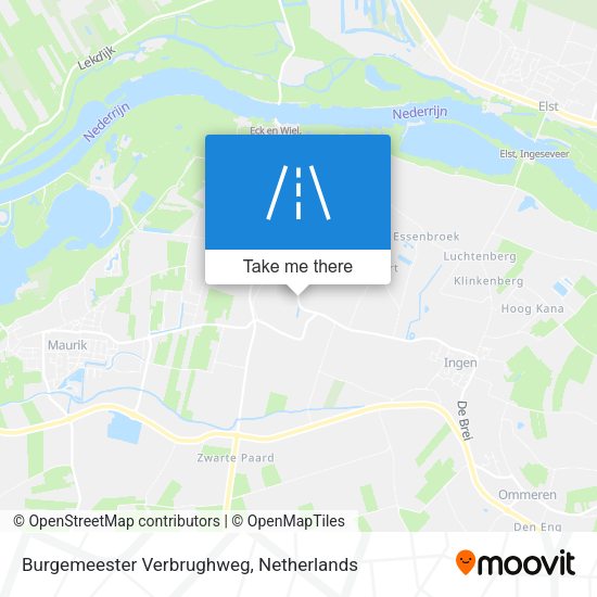 Burgemeester Verbrughweg map