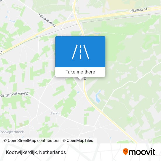 Kootwijkerdijk map