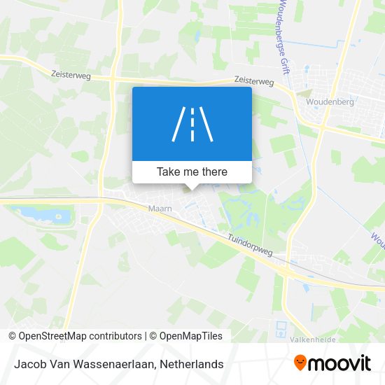 Jacob Van Wassenaerlaan map