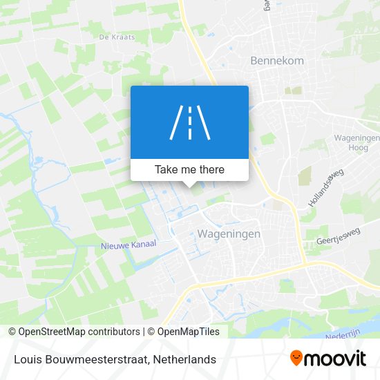 Louis Bouwmeesterstraat map