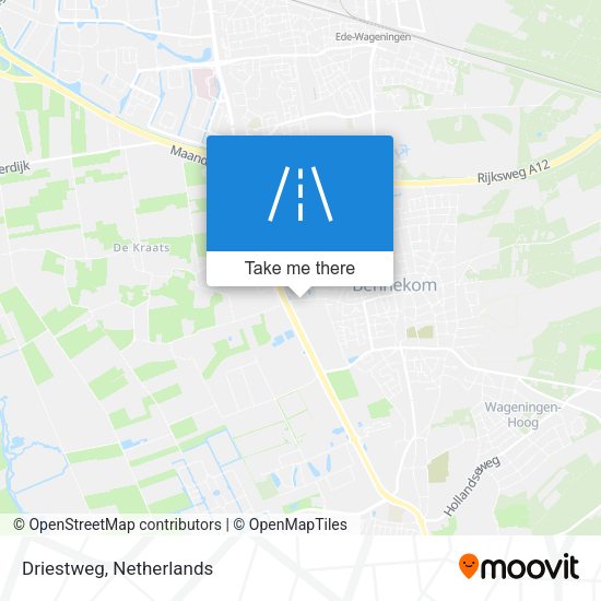 Driestweg map