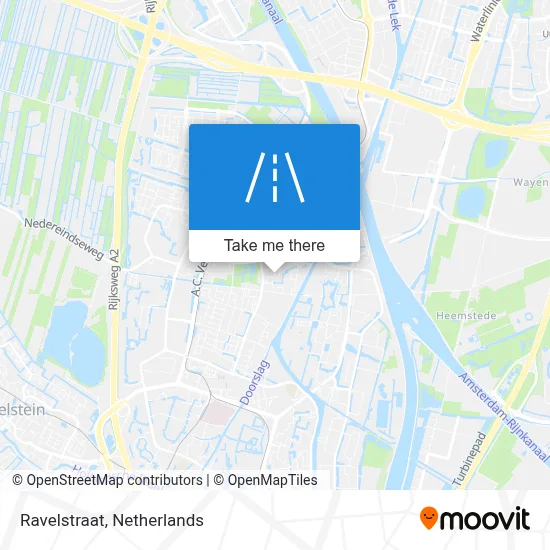 Ravelstraat map