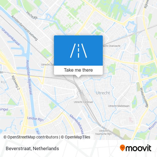 Beverstraat map