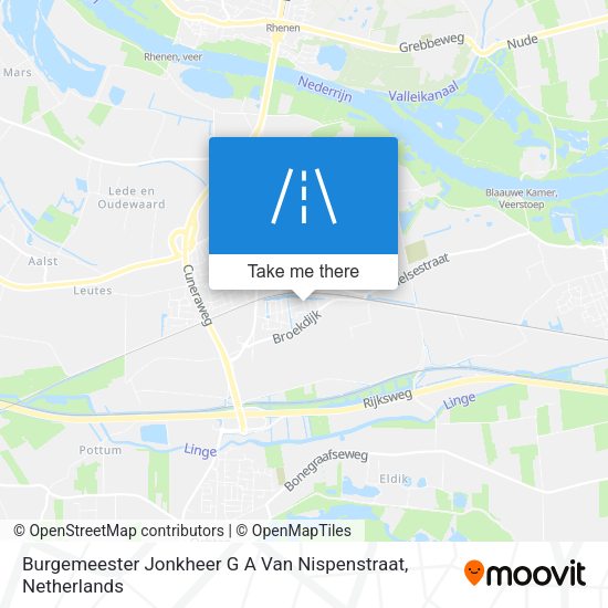 Burgemeester Jonkheer G A Van Nispenstraat map