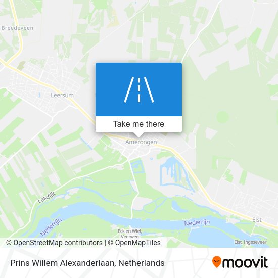 Prins Willem Alexanderlaan map
