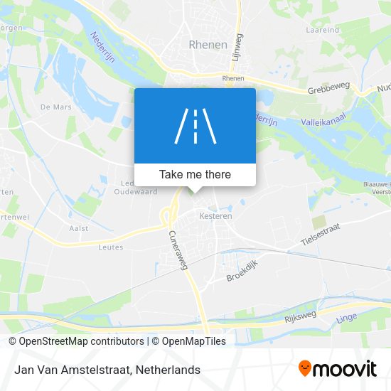 Jan Van Amstelstraat map