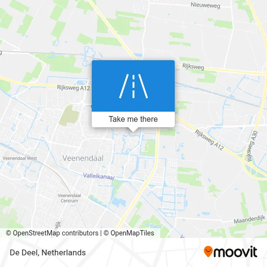 De Deel map