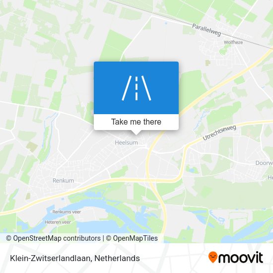 Klein-Zwitserlandlaan map