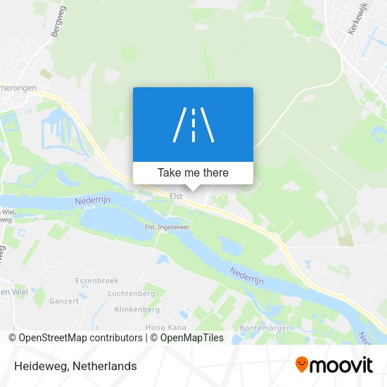 Heideweg map