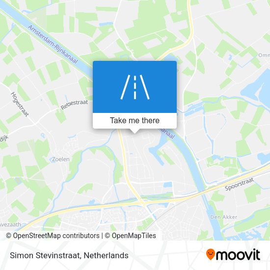 Simon Stevinstraat map