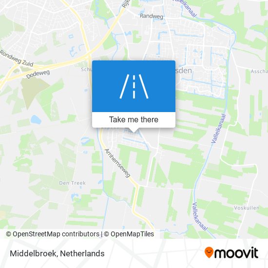 Middelbroek map