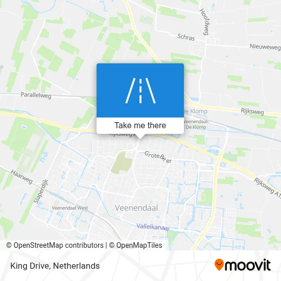 King Drive map