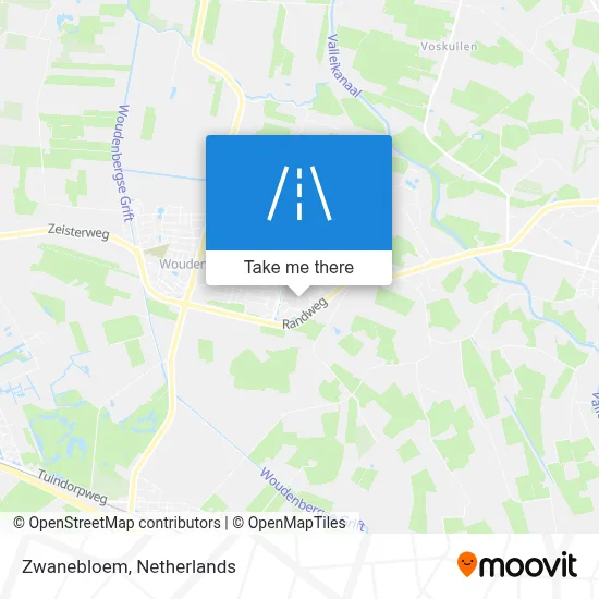 Zwanebloem map