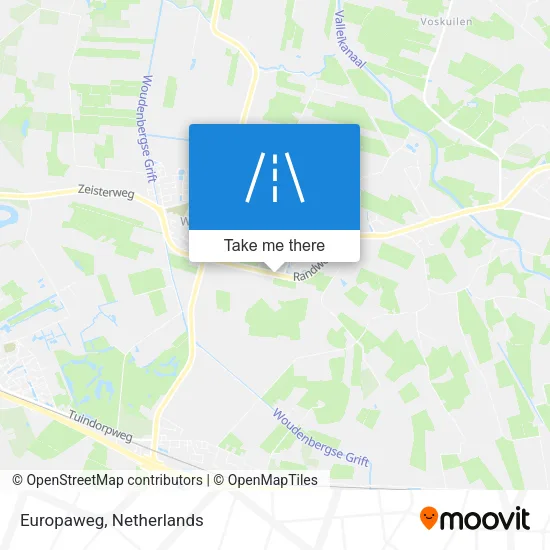 Europaweg map