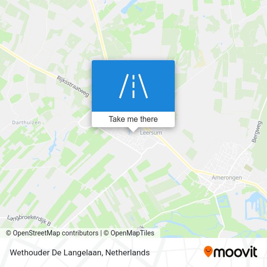 Wethouder De Langelaan map