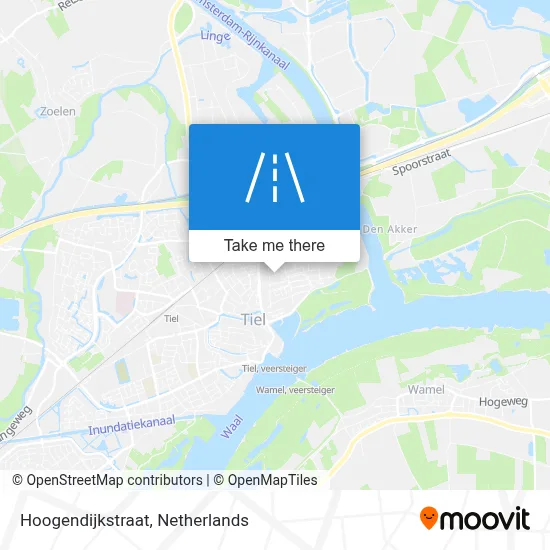 Hoogendijkstraat map
