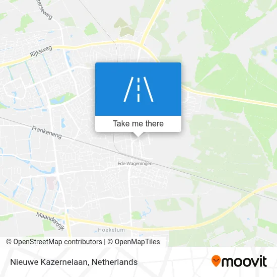 Nieuwe Kazernelaan map