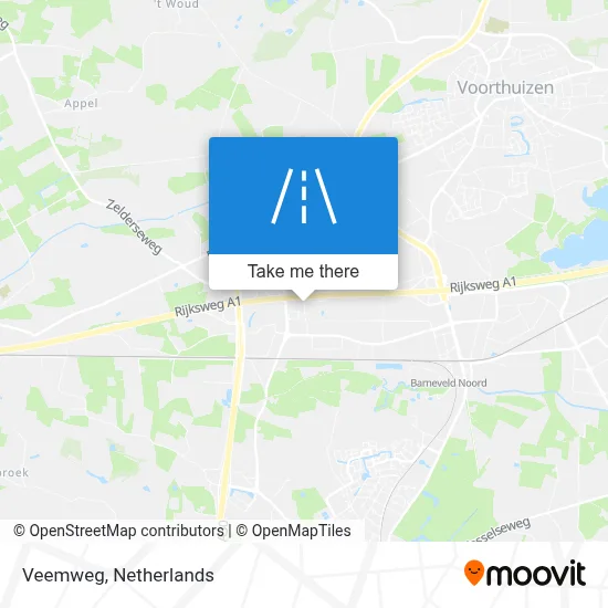 Veemweg map