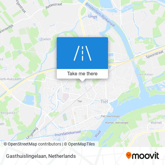 Gasthuislingelaan map