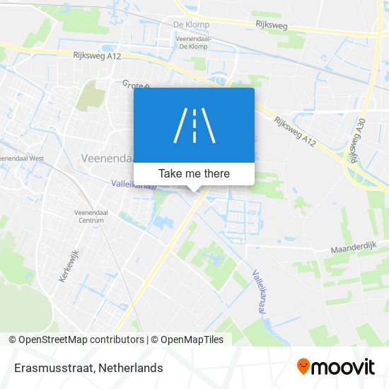 Erasmusstraat map