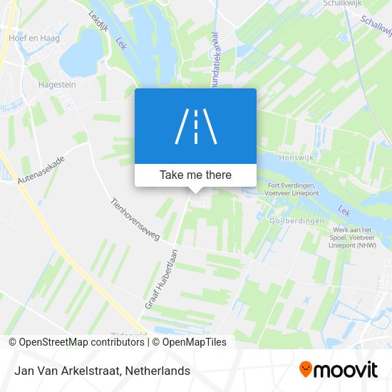 Jan Van Arkelstraat map