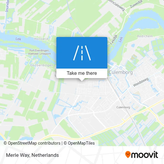Merelweg map