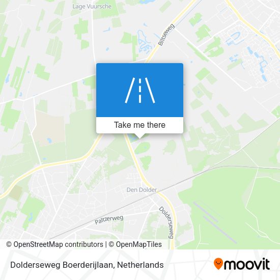 Dolderseweg Boerderijlaan map