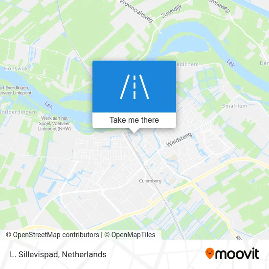 L. Sillevispad Karte