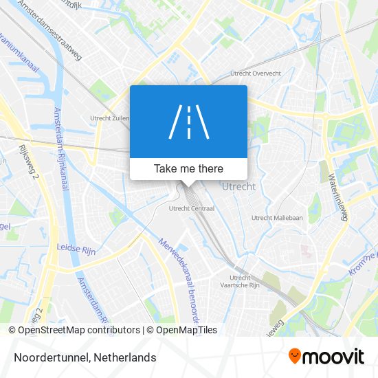 Noordertunnel map