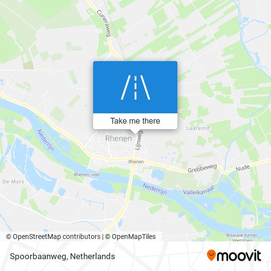 Spoorbaanweg map