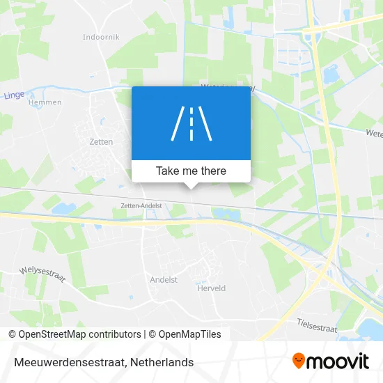 Meeuwerdensestraat map
