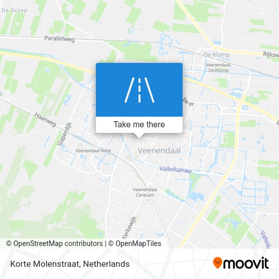 Korte Molenstraat map