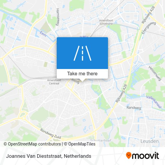 Joannes Van Dieststraat map