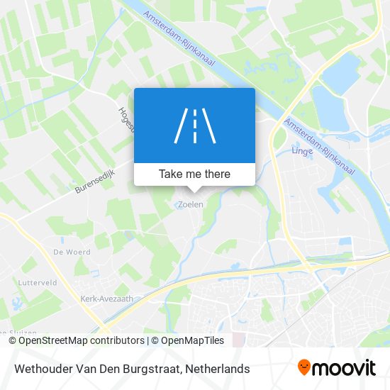 Wethouder Van Den Burgstraat map