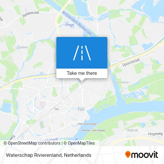 Waterschap Rivierenland map