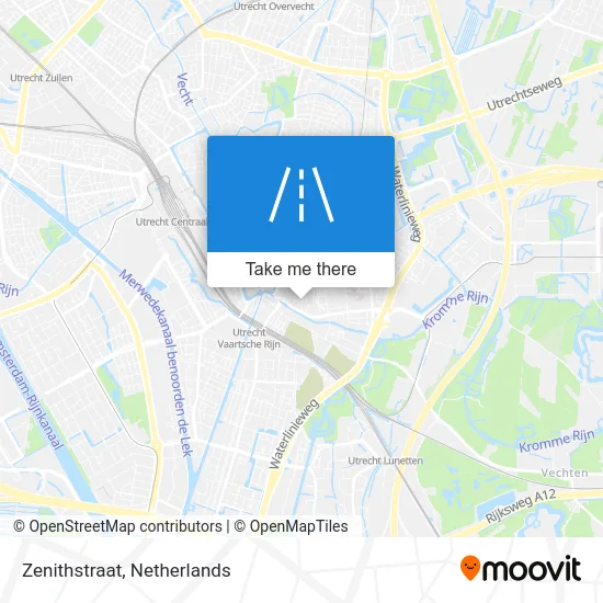 Zenithstraat map