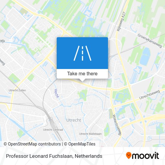 Professor Leonard Fuchslaan map