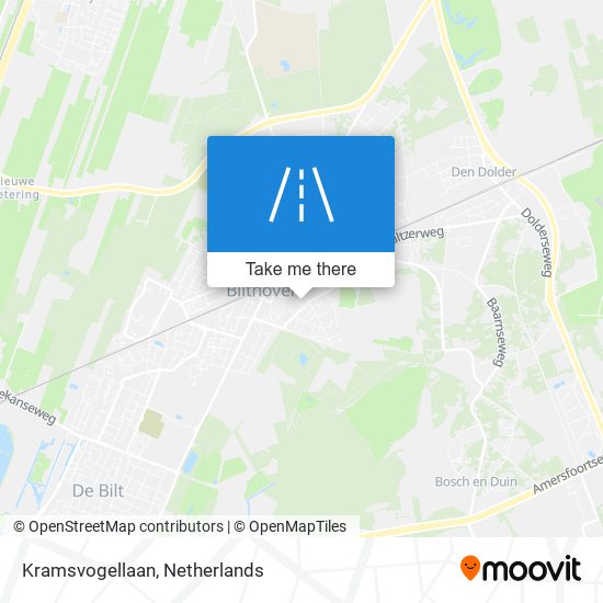 Kramsvogellaan map