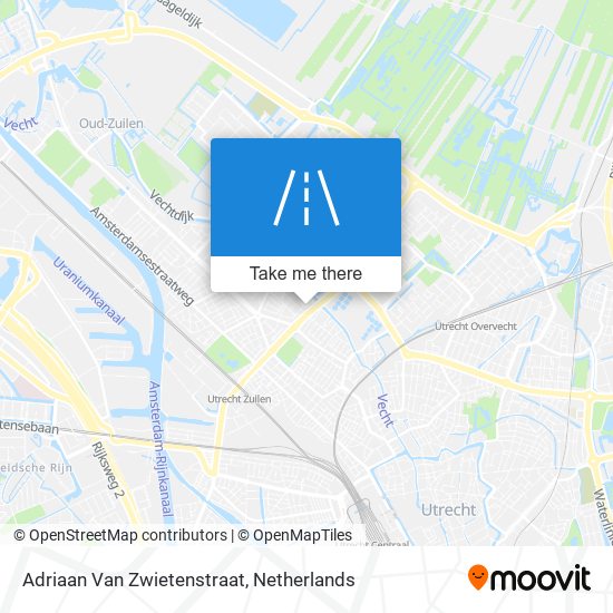 Adriaan Van Zwietenstraat map