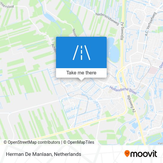 Herman De Manlaan map