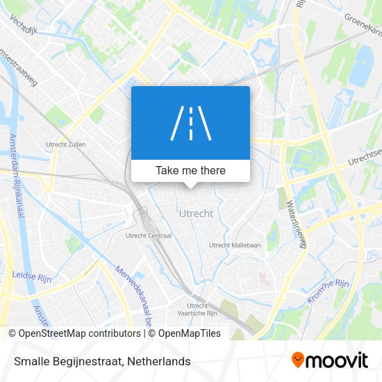 Smalle Begijnestraat map