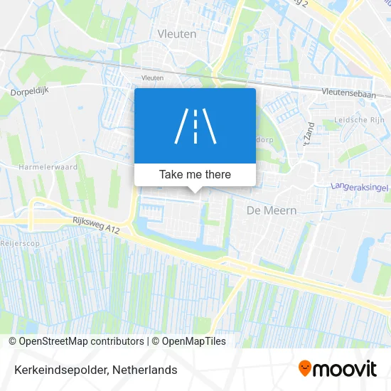 Kerkeindsepolder map