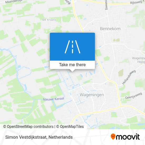 Simon Vestdijkstraat map