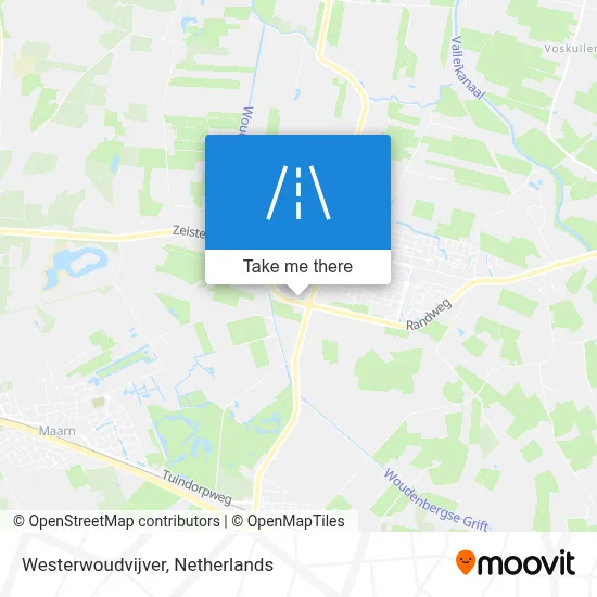 Westerwoudvijver map
