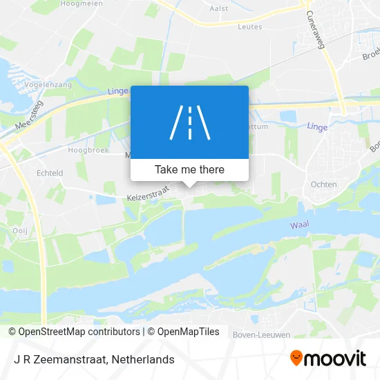 J R Zeemanstraat map